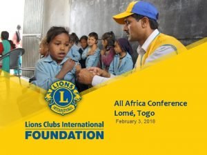 All Africa Conference Lom Togo February 3 2018