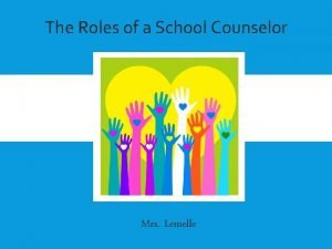 School counselor roles