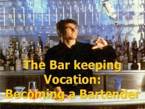 Bartender training manual doc