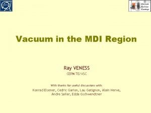Mdi vacuum