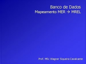 Banco de dados mer