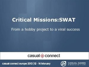 Critical missions swat