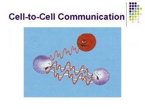 CelltoCell Communication How do cells communicate with other