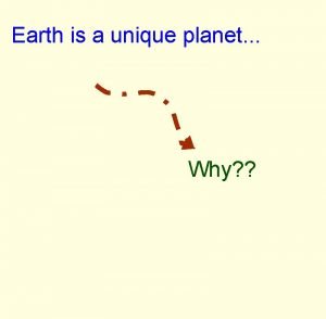 Why is the earth called unique planet
