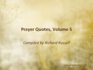 Richard russell quotes