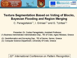 Texture Segmentation Based on Voting of Blocks Bayesian