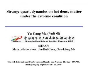 Strange quark dynamics on hot dense matter under