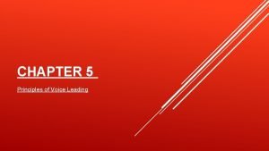 Chapter 5 principles of voice leading answers