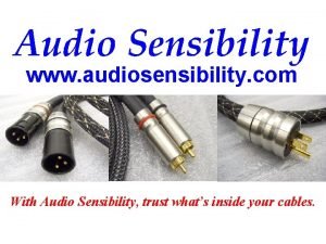 Audio sensibility
