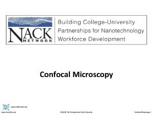 Confocal Microscopy www seattlenano org www nano 4