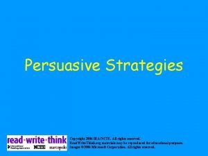 Big names persuasive strategies examples