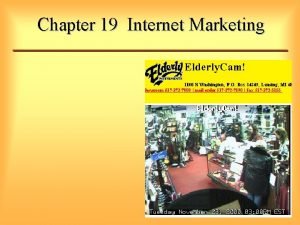 Electronic marketing channel