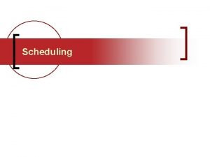 Scheduling Production Planning Process Planning Long Range Medium