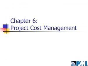 Project cost management