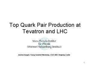 Top Quark Pair Production at Tevatron and LHC