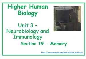 Higher human biology unit 3