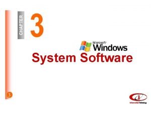 3 system software