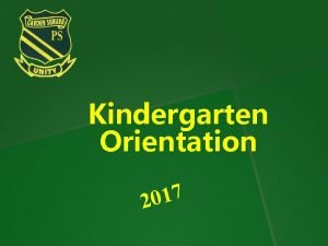 Kindergarten Kindergarten