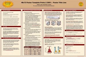 48 x 72 Poster Template Prints 200 Poster