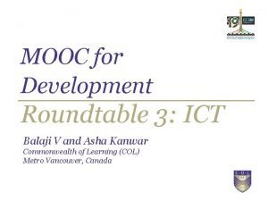 Balaji mooc Balaji mooc