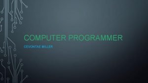Computer programmer bls