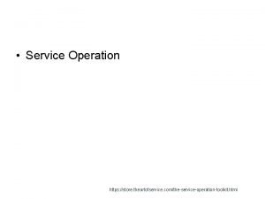 Service Operation https store theartofservice comtheserviceoperationtoolkit html Compaq
