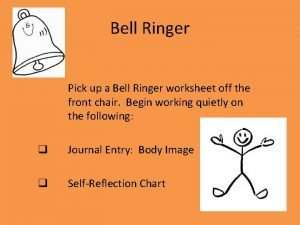 Bell ringer worksheet