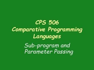 Subprogram c++