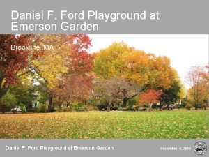 Emerson garden brookline