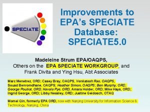 Epas database