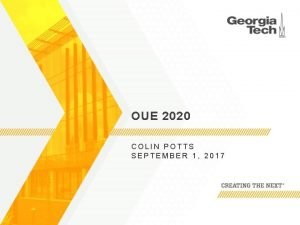 OUE 2020 COLIN POTTS SEPTEMBER 1 2017 FROM