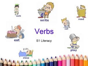 Verbs for learning intentions