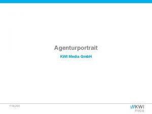 Agenturportrait KWI Media Gmb H 17 09 2020