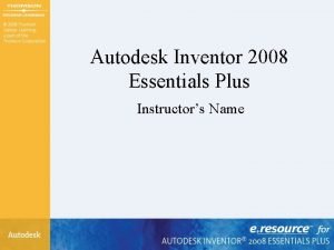 Autodesk inventor 2008