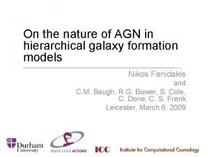 On the nature of AGN in hierarchical galaxy