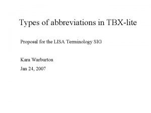 Tbx medical abbreviation