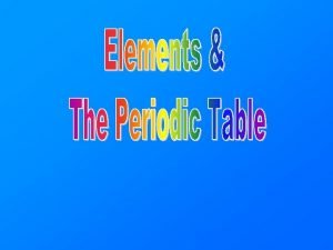 What is the periodic table A compact way