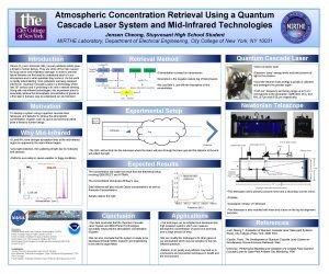 Atmospheric Concentration Retrieval Using a Quantum Cascade Laser