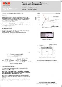 FlexuralShear Behavior of Reinforced UHPFRCRC Composite Slabs ENAC