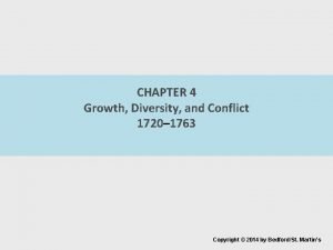 Growth diversity and conflict chapter 4