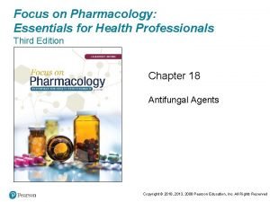 Focus on Pharmacology Essentials for Health Professionals Third