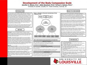 Body compassion scale