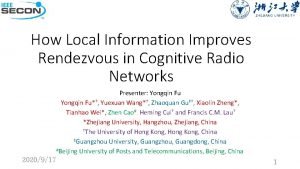 How Local Information Improves Rendezvous in Cognitive Radio