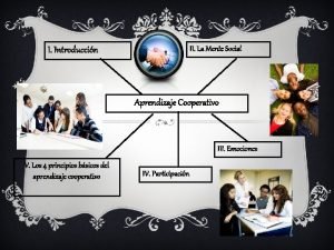 II La Mente Social I Introduccin Aprendizaje Cooperativo