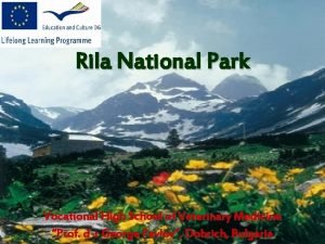 Rila National Park Vocational High School of Veterinary