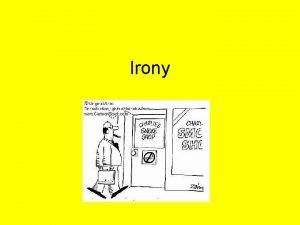 Structural irony examples