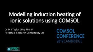 Comsol induction heating