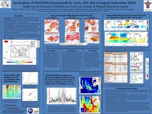An Analysis of SEACIONS Ozonesonde St Louis MO