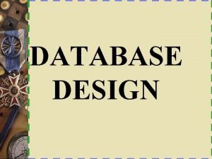 Conventional databases
