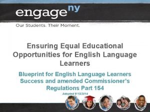 Equal protection for english language learners